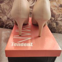 Дамски обувки Tendenz 38 бежеви, снимка 3 - Дамски елегантни обувки - 41411643