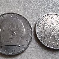 Монети . Германия.  1 , 2  дойче марки и  3 бройки по 50 пфенига., снимка 6 - Нумизматика и бонистика - 38325471