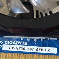 Видео карта GIGABYTE GeForce GT 730 2GB - GB N730D3-2GI, снимка 7 - Видеокарти - 41895347