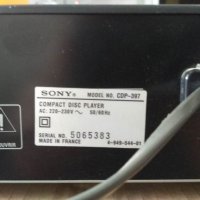 CD player SONY CDP-397 #1, снимка 7 - Аудиосистеми - 40105853