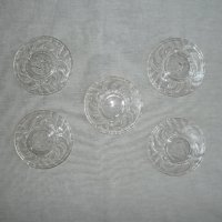 Стъклени чинийки за сладко-5 бр., снимка 3 - Други - 41480098