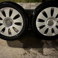 Джанти с гуми Audi 16 5x112, снимка 2 - Гуми и джанти - 39890662