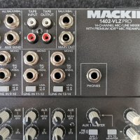 MADE IN USA Мушпулт смесител 14 канален MACKIE 1402-VLZ PRO, снимка 3 - Ресийвъри, усилватели, смесителни пултове - 41283979