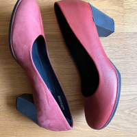 TBS обувки естествена кожа #40 номер; червени;, снимка 2 - Дамски обувки на ток - 44828615