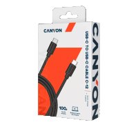 CANYON 100W (5A), 2м. Кабел за бързо зареждане & AV трансфер на данни (C-12) - CNS-USBC12W, снимка 4 - Кабели и адаптери - 41322889