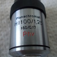 Обектив Planachromat HI100/1.25 Phv Carl Zeiss, снимка 2 - Медицинска апаратура - 35668515