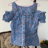 Блуза в размер М, снимка 9 - Блузи с дълъг ръкав и пуловери - 44479041