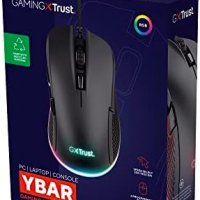 Нова Trust Gaming Геймърска мишка 2,1м. USB кабел 6 програмируеми бутона, снимка 7 - Клавиатури и мишки - 41732398