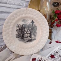 Антикварна чиния 1847- 1880г, снимка 1 - Антикварни и старинни предмети - 44305720