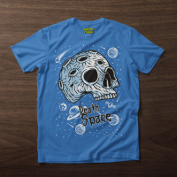 Тениска унисекс Death Space "MADCOLORS COLLECTION", снимка 5 - Тениски - 36389465
