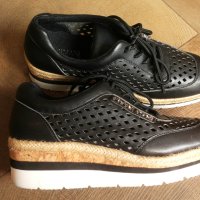 ARMANI JEANS Real Leather Размер EUR 38 / UK 5 дамски еспадрили 114-13-S, снимка 3 - Дамски ежедневни обувки - 41425930
