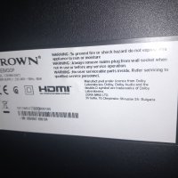 Смарт телевизор crown, 32инча, снимка 2 - Телевизори - 44490101