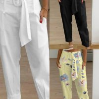 Дамски модни ежедневни панталони, 3цвята - 023 , снимка 1 - Панталони - 41402240