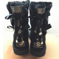 оригинални боти / ботуши  Ugg Bailey Bow Bling  номер 37, снимка 5 - Дамски ботуши - 38662151