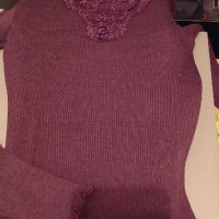 Вълна с коприна М, снимка 6 - Блузи с дълъг ръкав и пуловери - 35935442