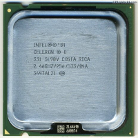 Процесор за компютър Intel Celeron D 2.66ghz/256/533, снимка 1 - Процесори - 36114792