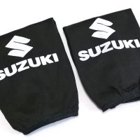 Автомобилни калъфки за наглавници (2бр. К-Т) За Suzuki Сузуки / Бели Универсален и Еластичен Модел, снимка 2 - Аксесоари и консумативи - 40940029