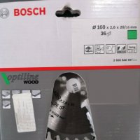 Циркулярен диск Bosch Optiline Wood HM за дърво, снимка 6 - Резервни части за машини - 35714358