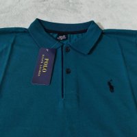 Ralph Lauren Polo мъжка фланелка тениска блуза с яка кежуал 100% памук , снимка 2 - Тениски - 40353260