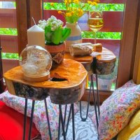 Бутикова маса за кафе от солидно букови дърво съчетава функционалност и стил, снимка 2 - Маси - 42247564