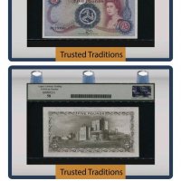 RARE. ISLE OF MAN £ 5 POUNDS ND( 1979) LEGACY AU58, снимка 3 - Нумизматика и бонистика - 34539453