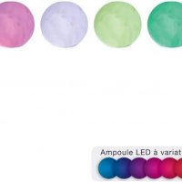 LED лампла топка, смени цветовете, 25см, Като нов, снимка 9 - Лед осветление - 33864231