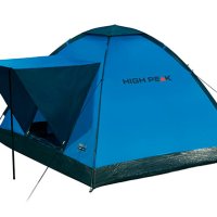 3-местна палатка High Peak Beaver3,1500mm,200x180+спален чувал LitePak, снимка 1 - Палатки - 42626554