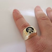 Златен мъжки пръстен BMW за кутре , снимка 11 - Пръстени - 35823519