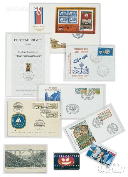 Опаковки за картички 889 Линднер - 50 бр/оп., снимка 1