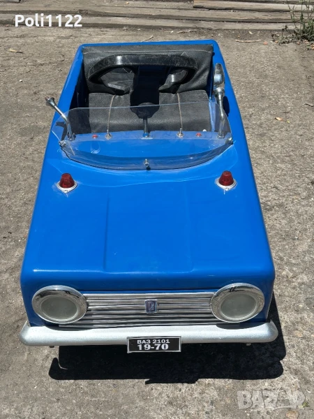 Ламаринена детска кола с педали ВАЗ, снимка 1
