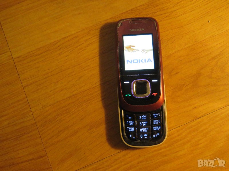 плъзгащ телефон, телефон слайд с копчета NOKIA 2680s, НОКИА 2680s - 1999 г. - работещ., снимка 1