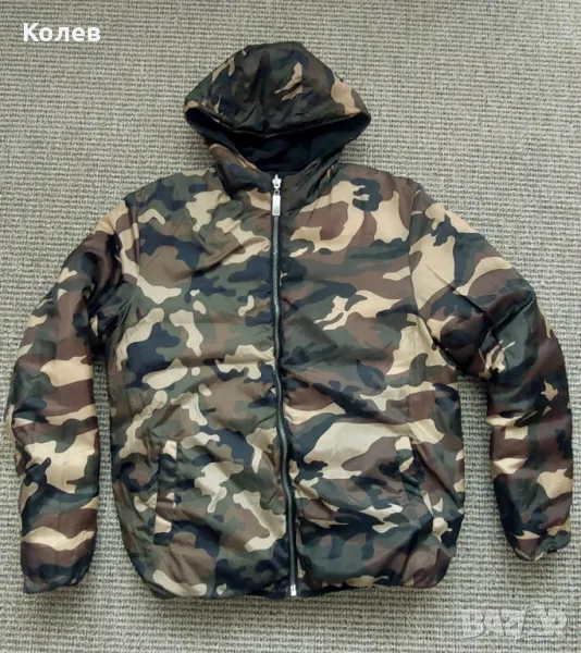 Двулицево дебело зимно мъжко яке Streetspun, снимка 1