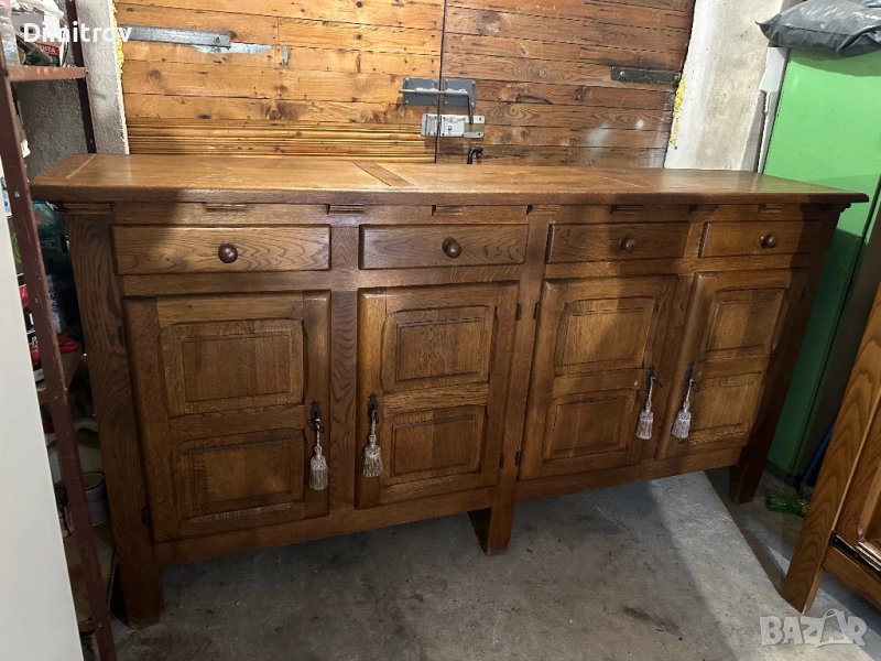 Масивен дъбов шкаф/бюфет! Мебели масив, снимка 1