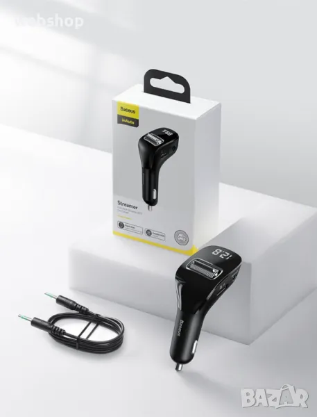 Трансмитер за Кола/Камион с LED дисплей, 2хUSB , вход за SD карта, снимка 1