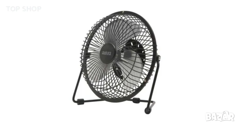 Вентилатор USB Rosberg 2.5W настолен, снимка 1