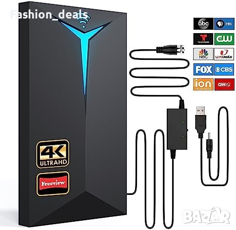 Нова вътрешна телевизионна антена HDTV 4K 1080P Ultra телевизия дом, снимка 1