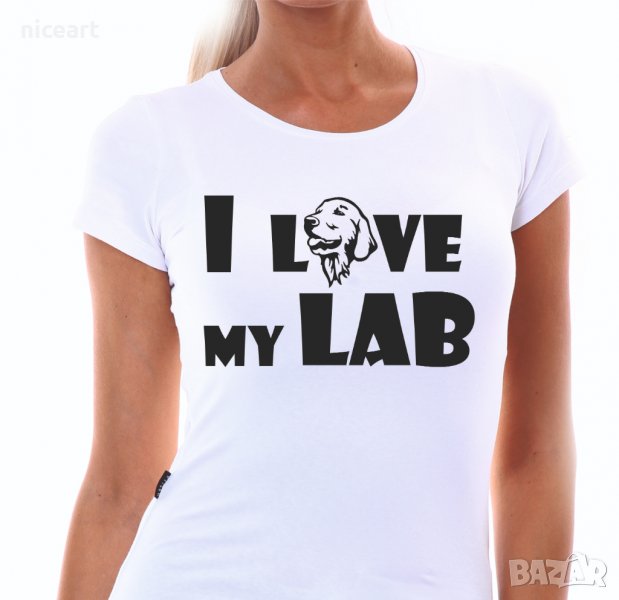 Тениска за любители на кучета лабрадор, снимка 1