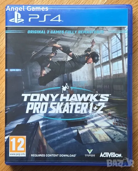 Tony Hawk's Pro Skater 1 2 Remastered PS4 Playstation 4 Плейстейшън 5, снимка 1