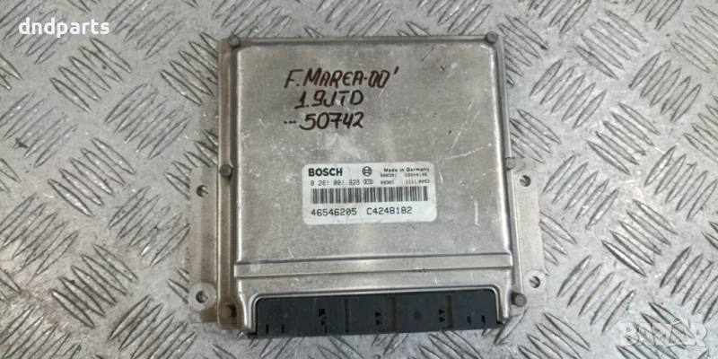 Компютър Fiat Marea 1.9JTD 2000г. 0281001928 46546205 , снимка 1