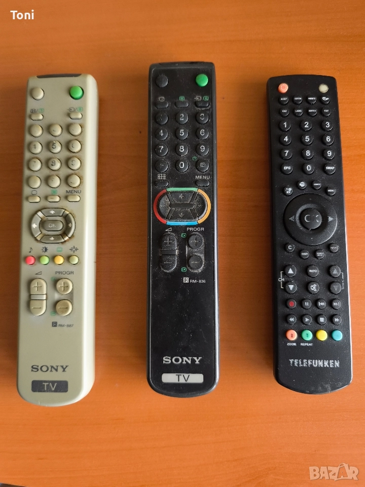 Дистанционни за телевизори Сони и Телефункен, снимка 1
