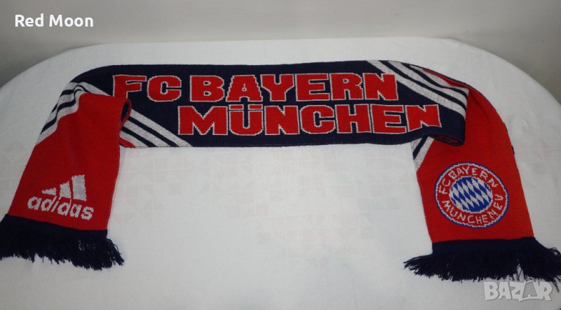 Adidas Оригинален Мъжки Футболен Шал На Футболен Клуб  FC BAYERN MUNICH MUNCHEN Made in UK, снимка 1