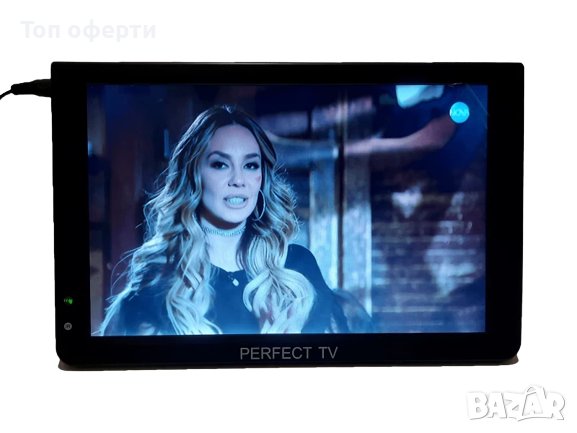 Преносим портативен цифров телевизор PERFECT TV , 12v  220v, снимка 1