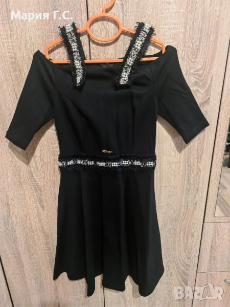 Черна парти рокля Lucy, снимка 1