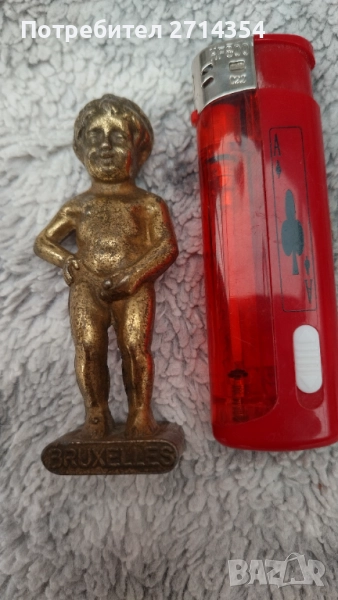 Брюкселска бронзова статуетка Пис, снимка 1