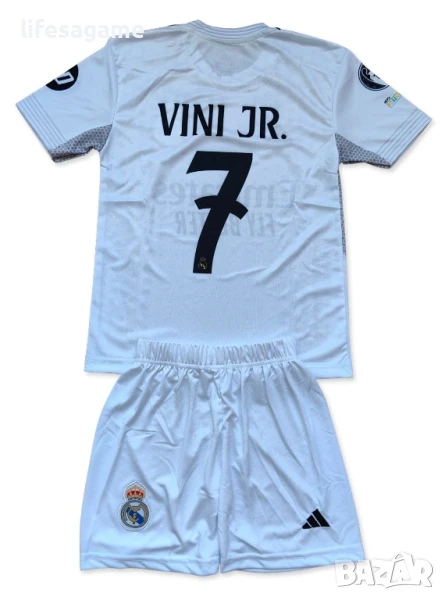 Детско - юношески футболен екип Реал Мадрид Винисиус Real Madrid Vini Jr , снимка 1