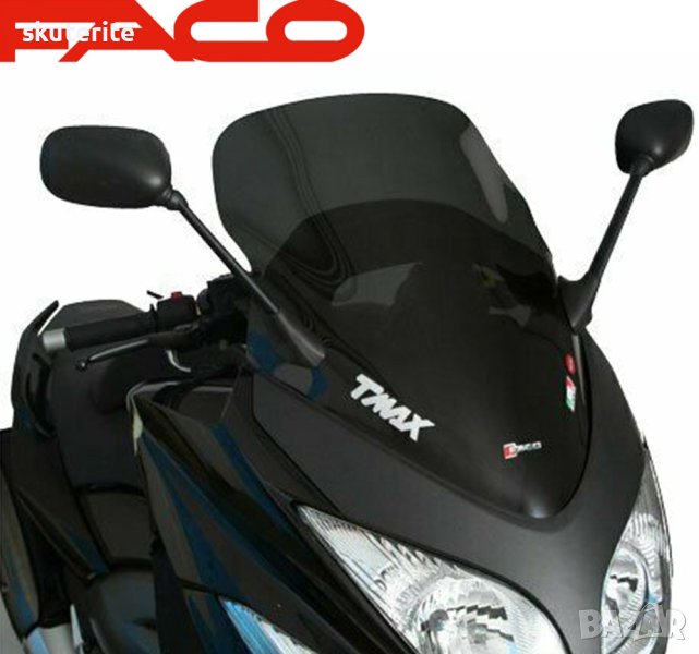 Слюда Стъкло за Yamaha T-max 2008-2011г. FACO Italy (средна височина), снимка 1