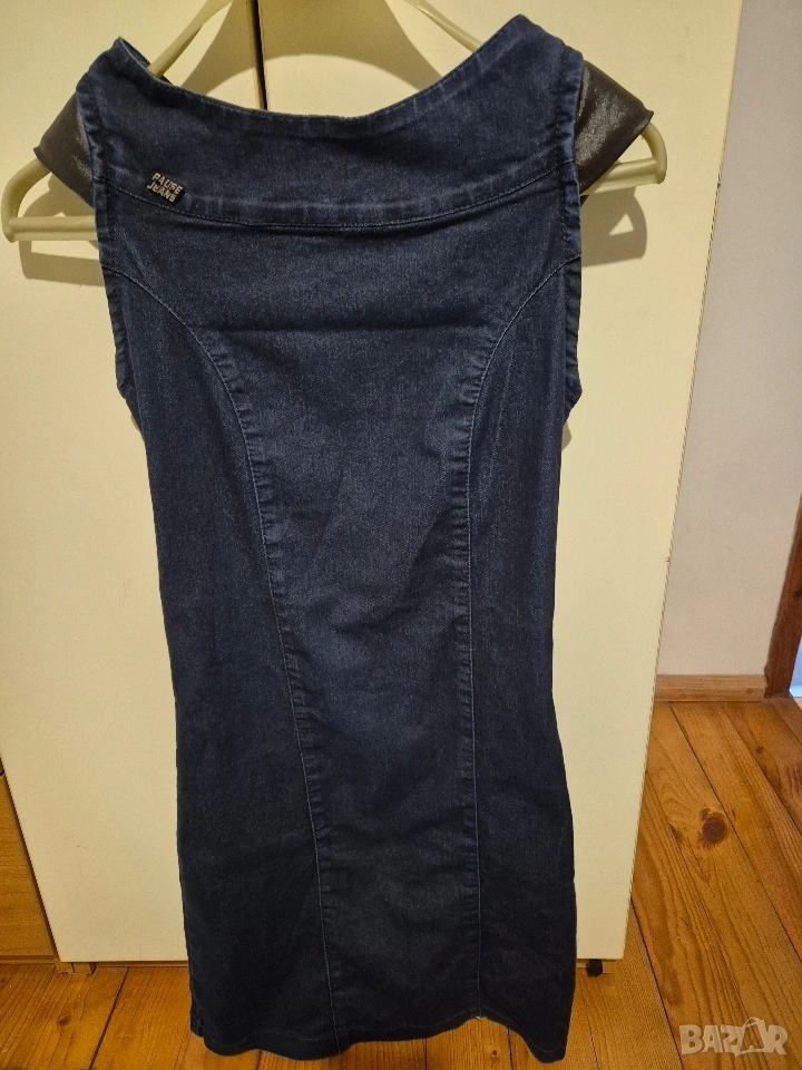 фръци дънкова рокля Паус, снимка 1