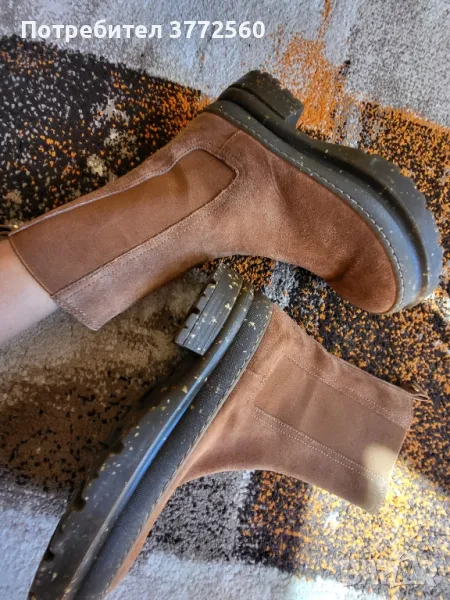 Оригинални велурени боти Baldinini , снимка 1