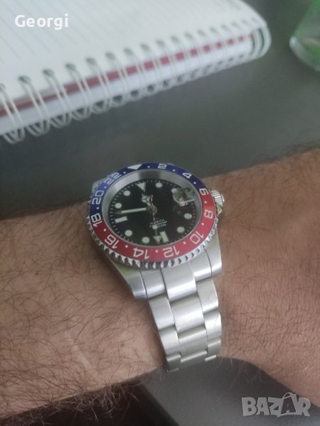 Rolex GMT master homage. PEPSI No logo, снимка 1