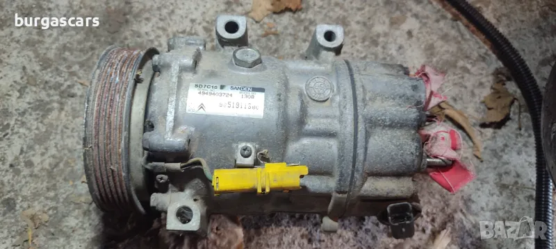 Компресор климатик 9651911380 Citroen C4 Grand Picasso - 160лв, снимка 1